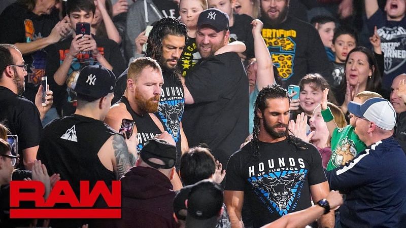 SHIELD walking through the crowd